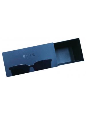 Çekmeceli Taslamalı Gözlük Kutusu