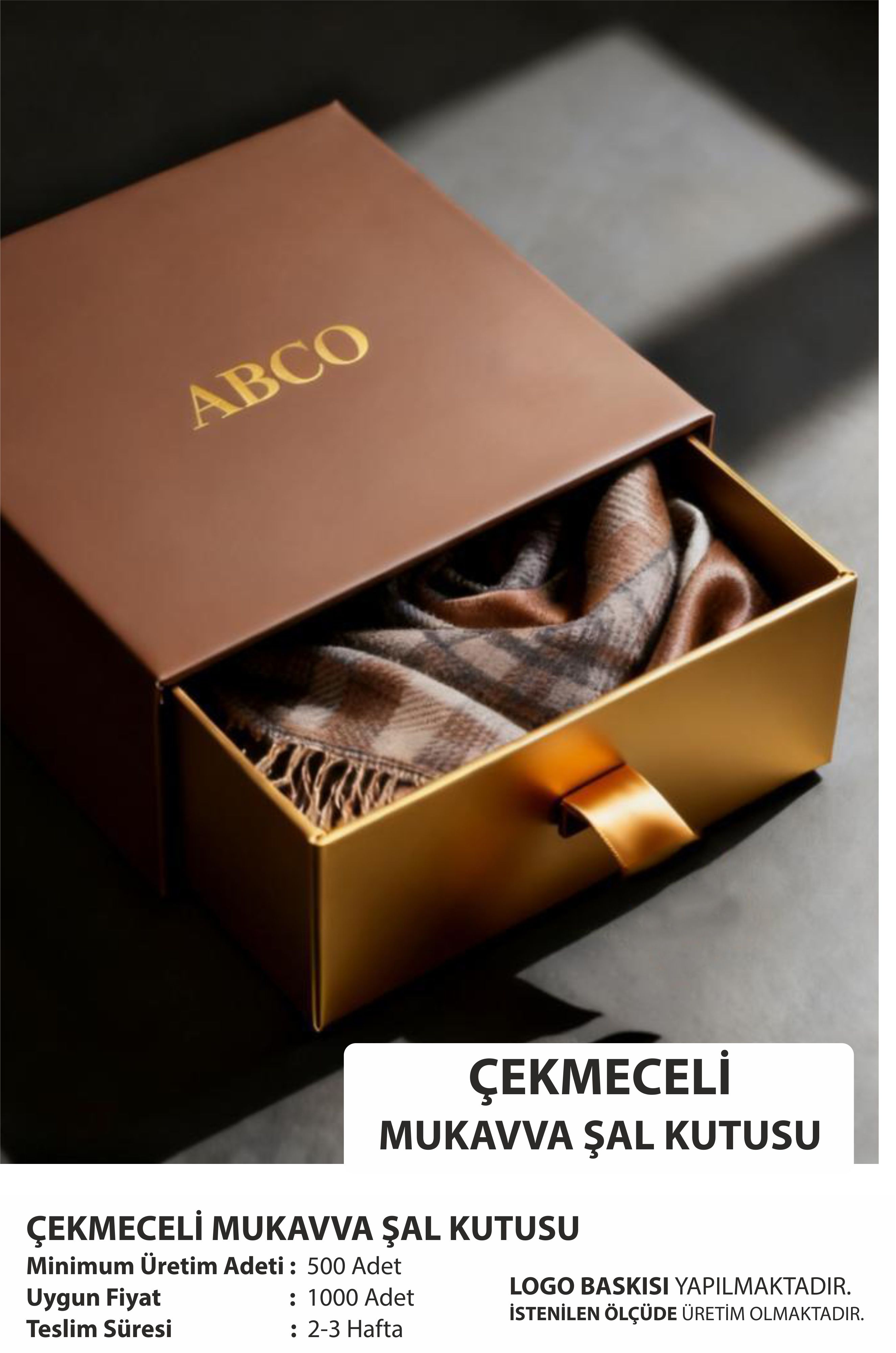 Çekmeceli Şal Kutusu