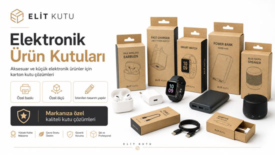 karton elektronik ürün kutuları