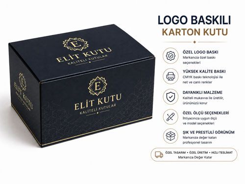 logo baskılı karton kutu